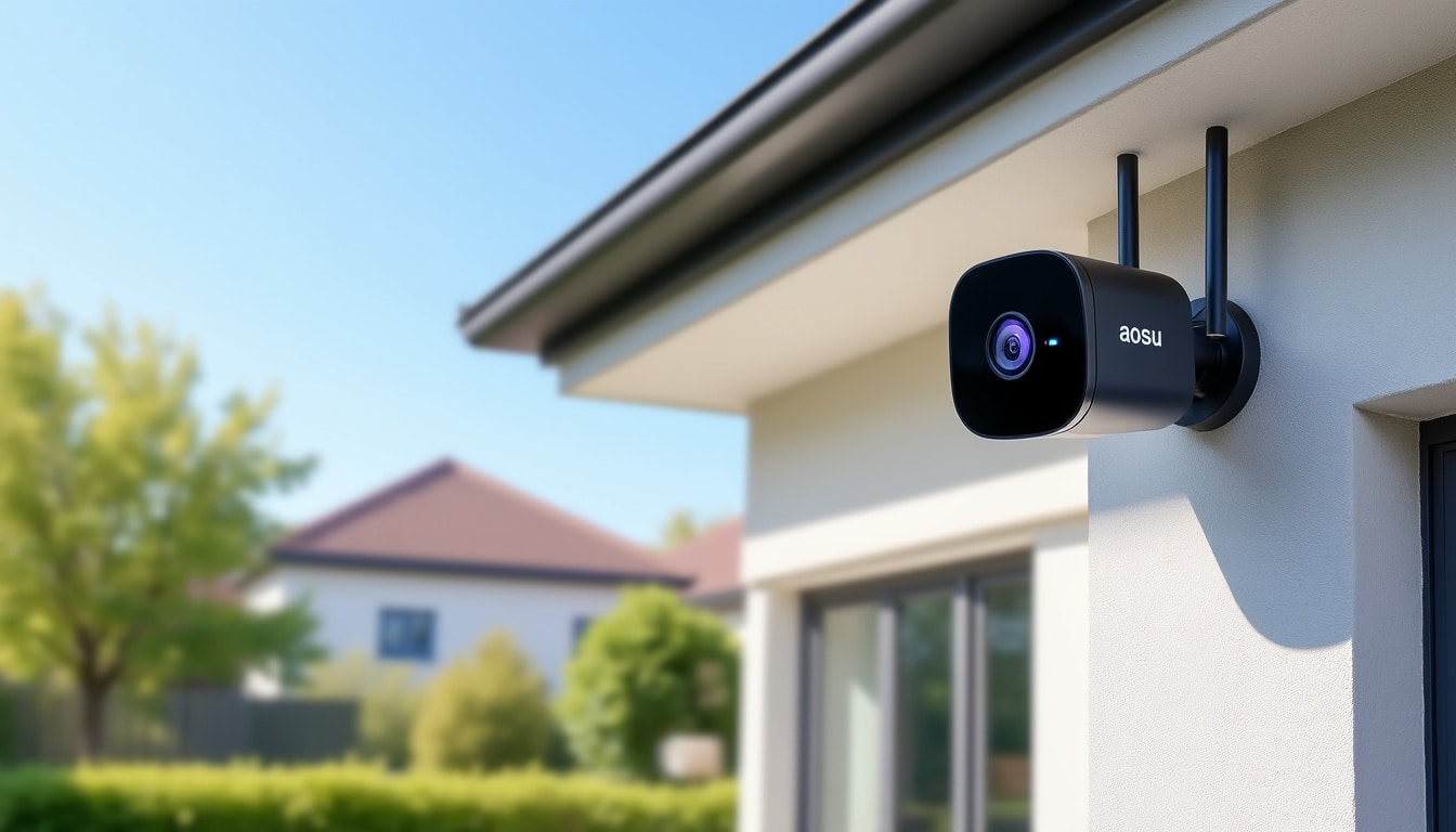 Aosu 2k camera surveillance WiFi exterieure sans fil : à vérifier avant