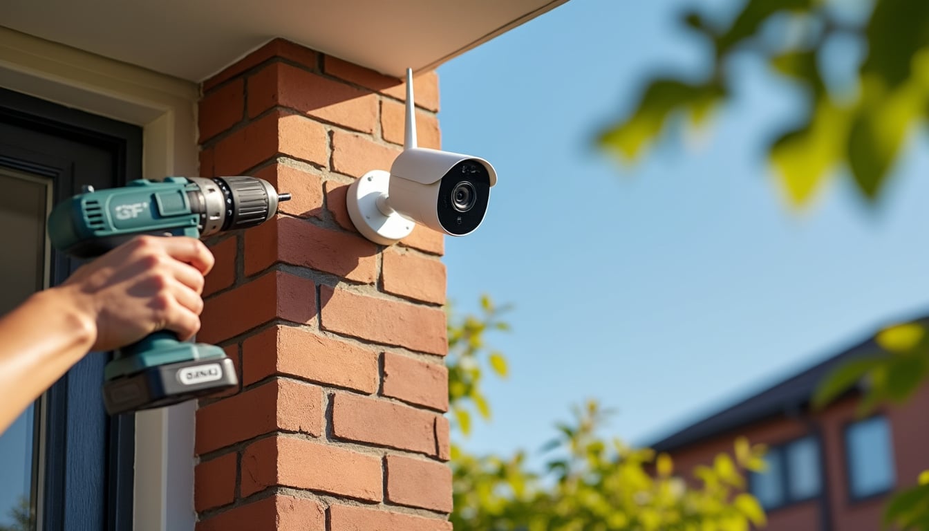 Comment installer une caméra de surveillance WiFi extérieur ?