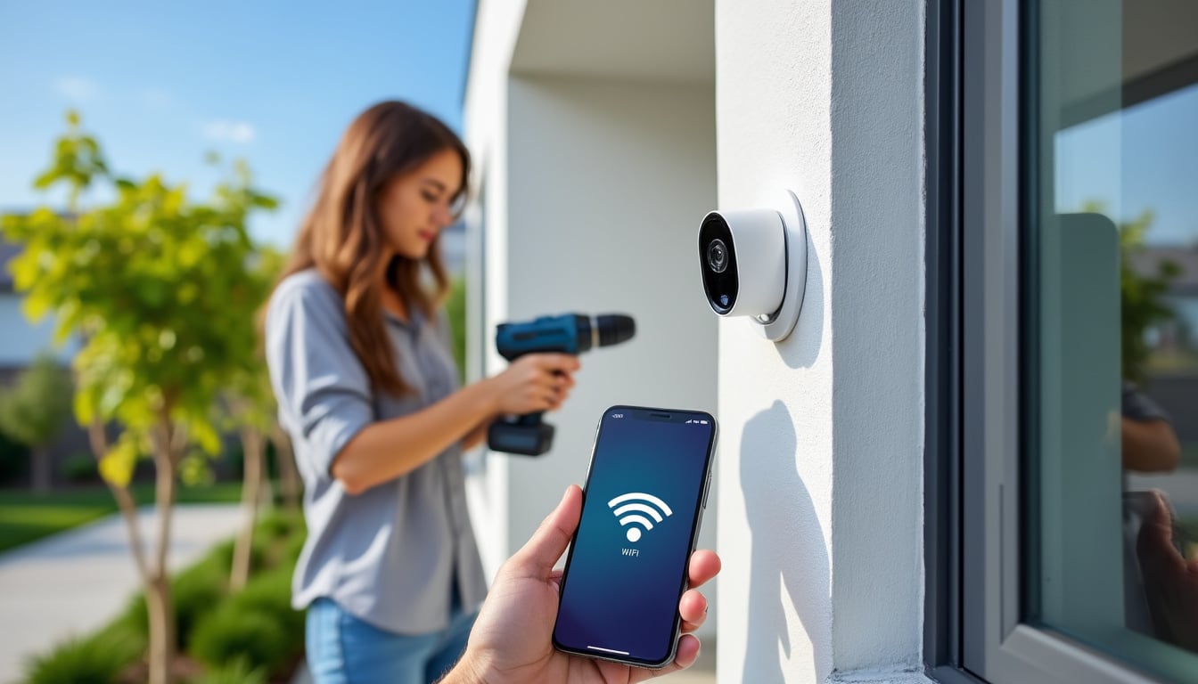 Installation caméra de surveillance WiFi : pas à pas