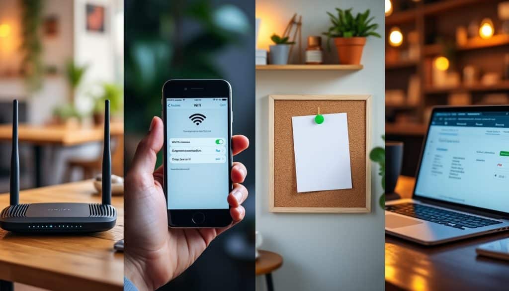Mot de passe de WiFi : les quatre endroits où le lire